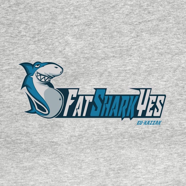 FatSharkYes Shark + Text by Tusn